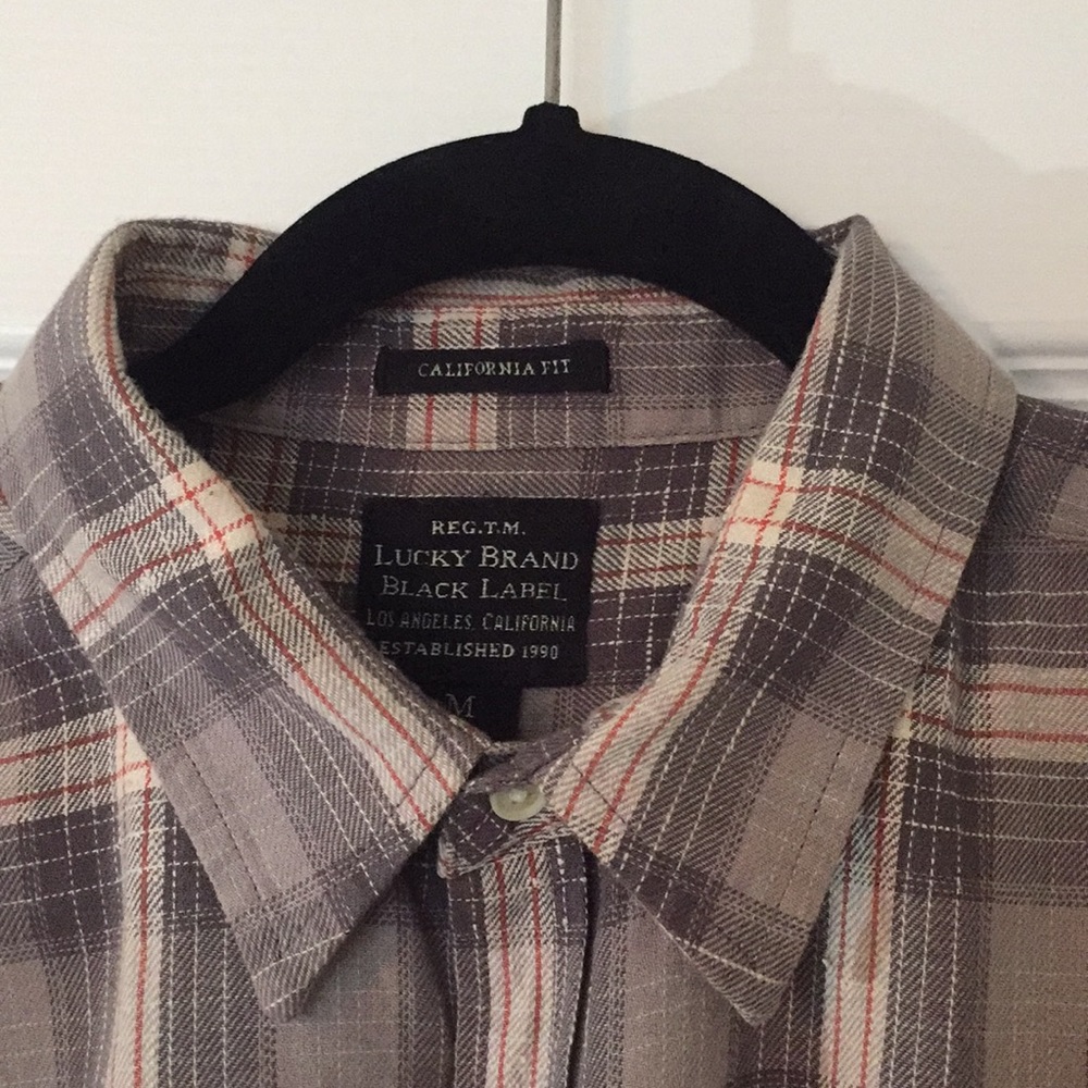 Lucky Brand Black Label Casual Button Down